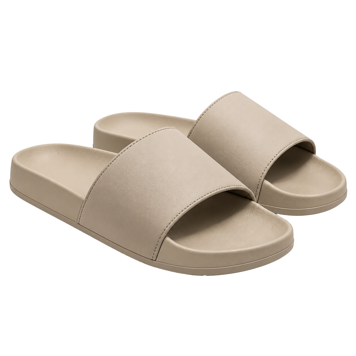 Premium Minimalist Slide Sandals – Classic Beige | ORSAVIN