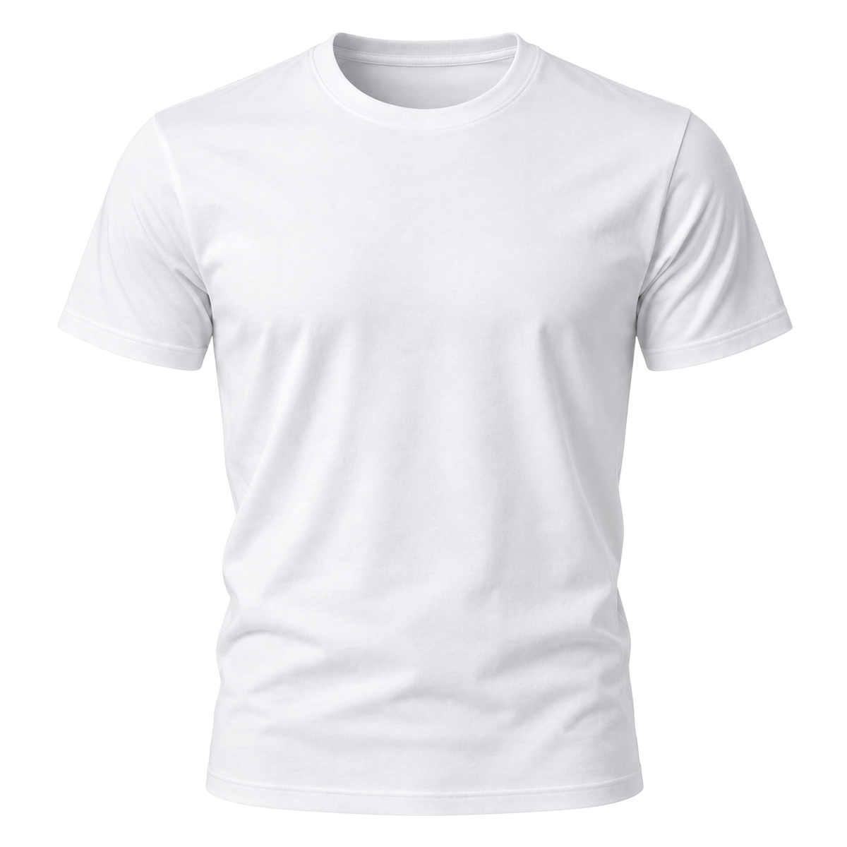 Premium Cotton Crew Neck T-Shirt – Classic White | ORSAVIN