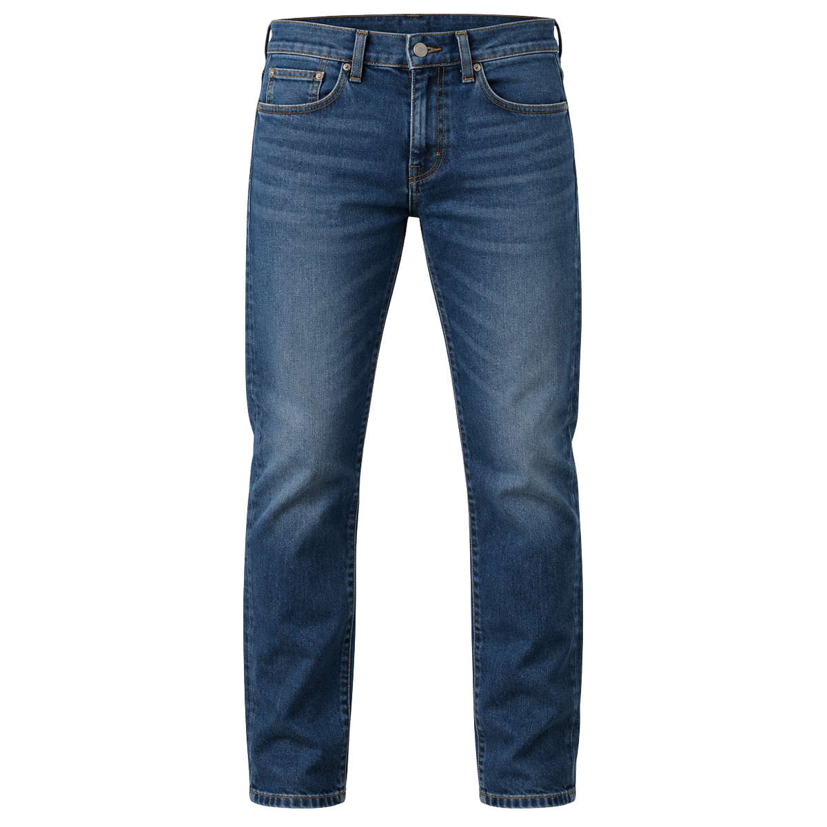 Premium Straight Fit Denim Jeans – Classic Blue | ORSAVIN