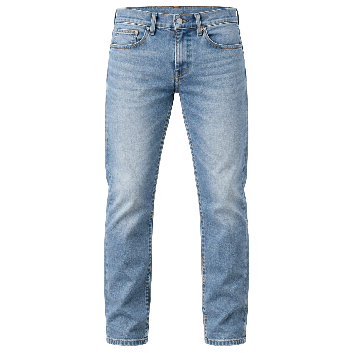 Premium Straight Fit Denim Jeans – Light Blue | ORSAVIN